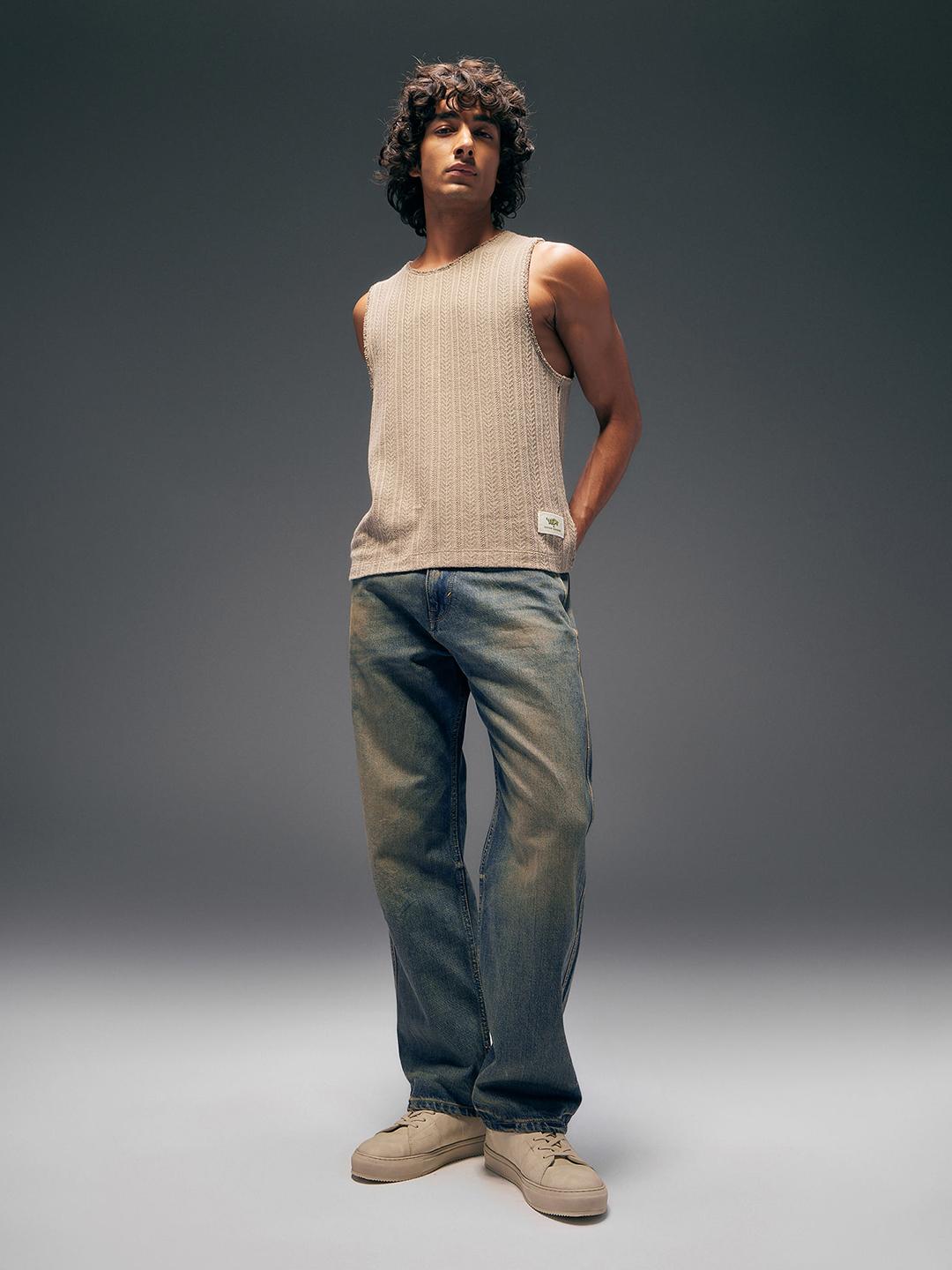 Buy Flying Machine Men Orry X Mid Rise Cobain Loose Jeans - Jeans