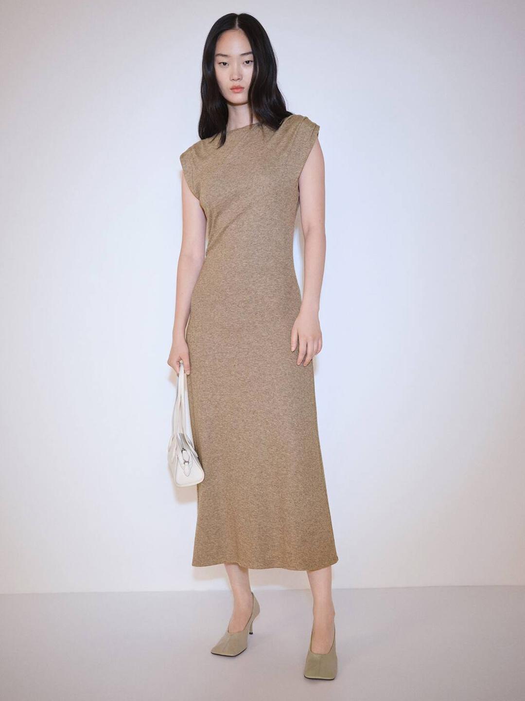 mango a line dress Tango Mango Black Maze A-line Dress with Sleeves main image 1
