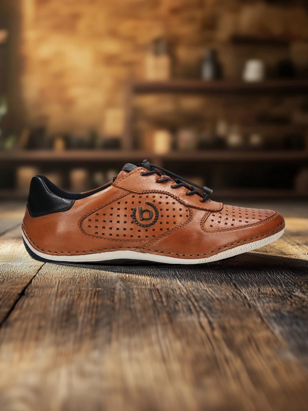 Bugatti Men Lace-Ups Leather Sneakers