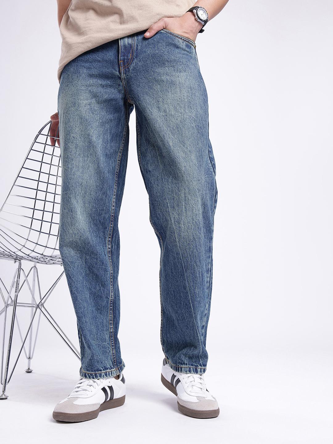 MASU 23ss FADED BAGGY FIT JEANS 42 2023SS】 MASU (マス/エム