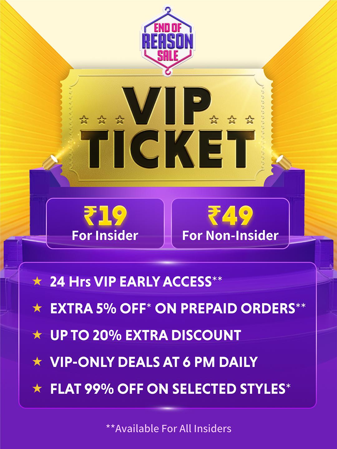Buy VIP ticket Get VIP Only Benefits this EORS Subscription for