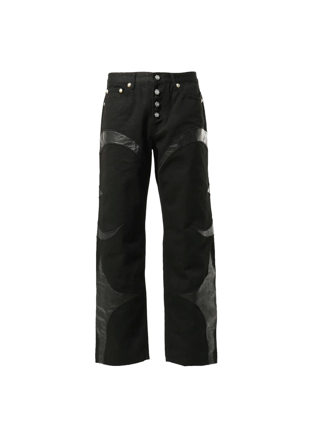 Buy Thug Club Mens TC Leather Washing Pants - Jeans for Men