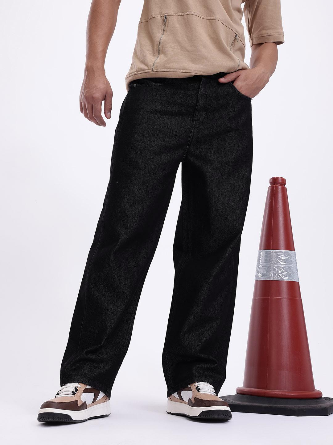 Kook N Keech Men Mid-Rise Baggy Jeans - Image 1