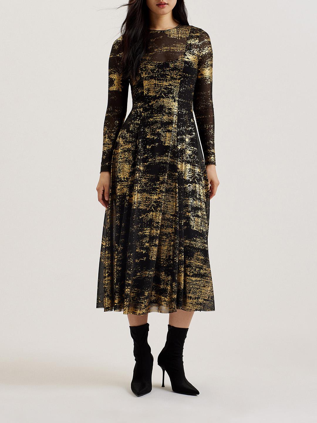 slim fit dress slacks Fit-and-flare Mini Dress | Oliviha main image 0