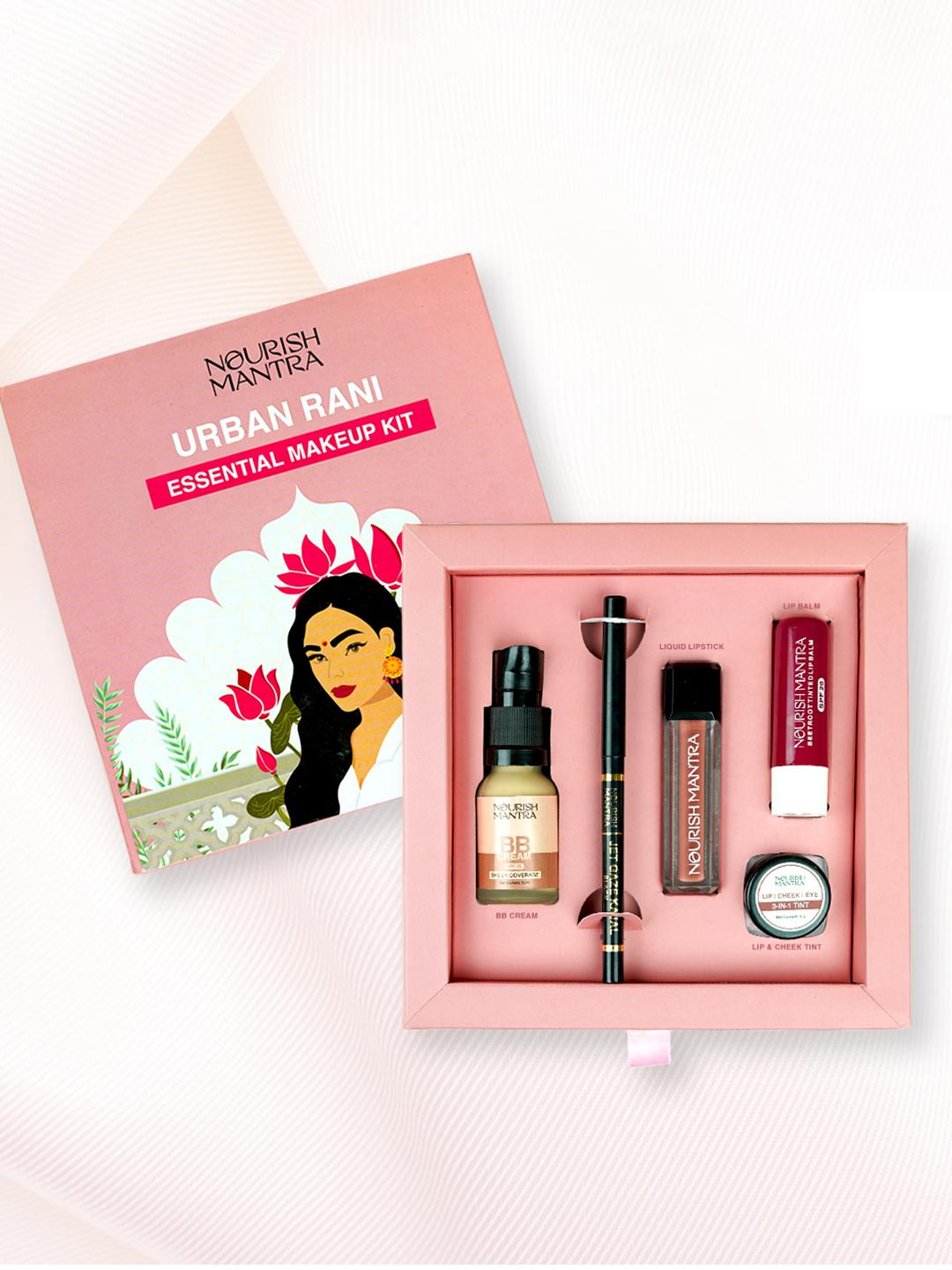 Buy Nourish Mantra Set of 5 Urban Rani Essential Makeup Kit