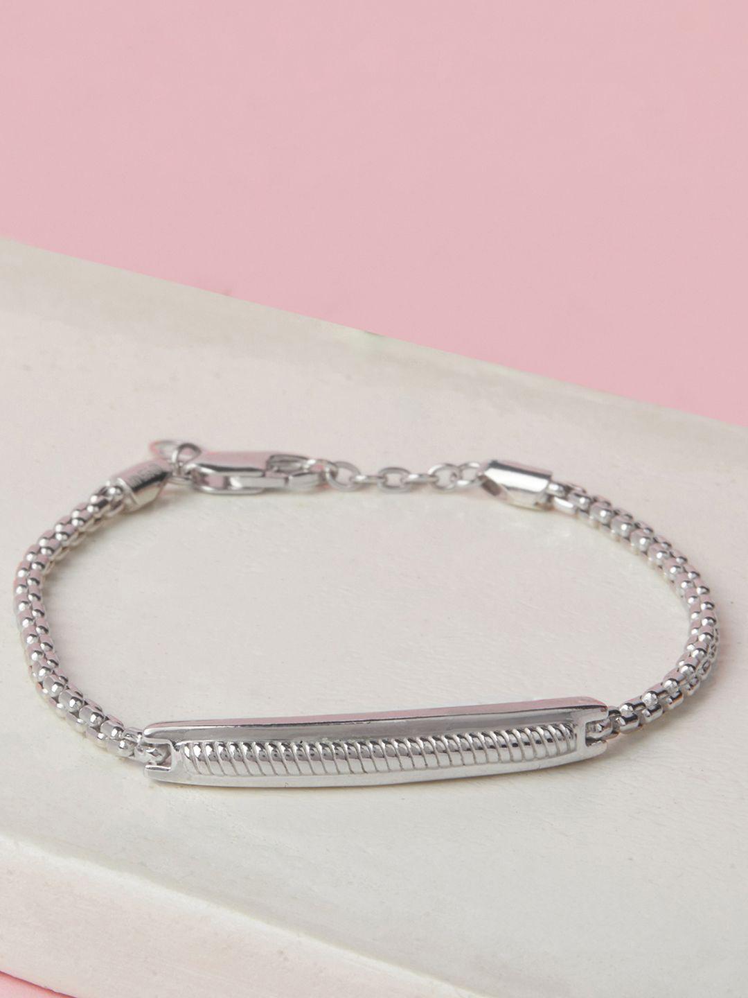 Buy Mia by Tanishq Sleek Statement 925 Sterling Silver Bracelet