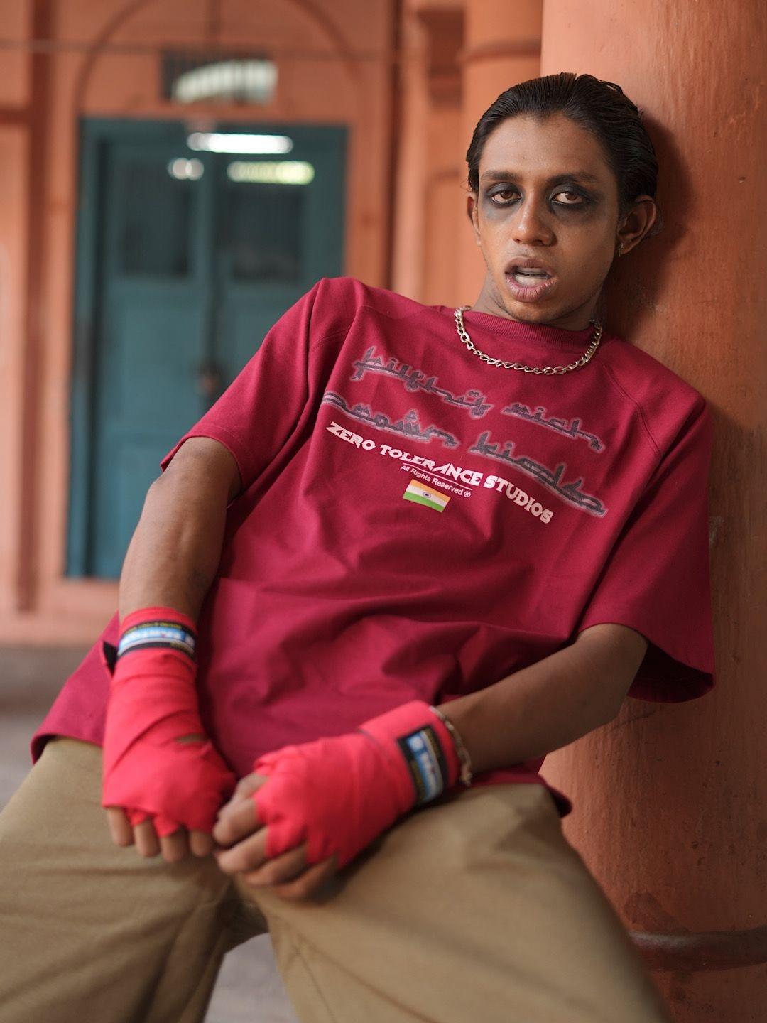 Buy ZERO TOLERANCE Unisex Typography Printed Round Neck Cotton T