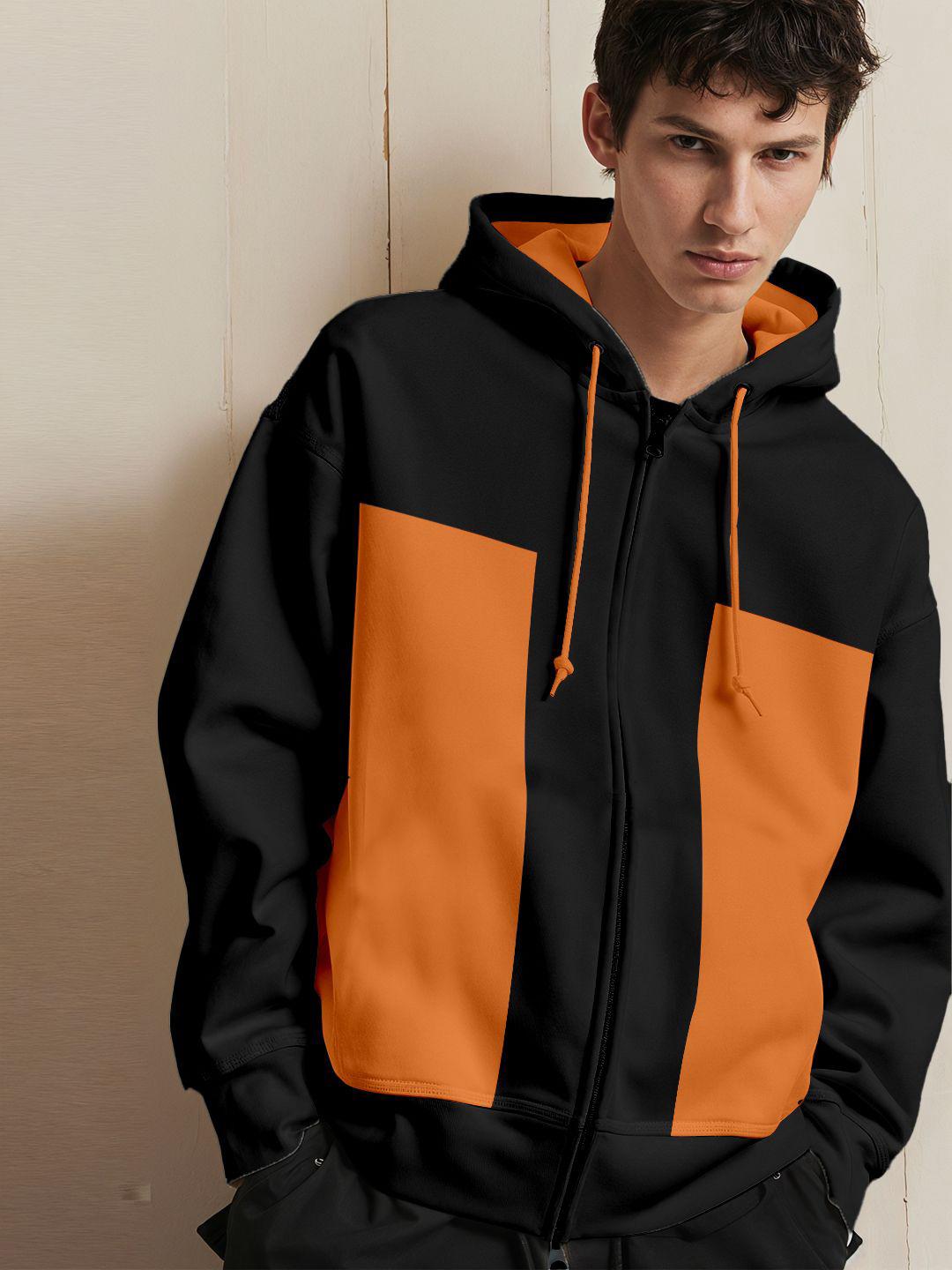 Buy Crazymonk Men Naruto Uniform Oversized Hoodie Multi Color