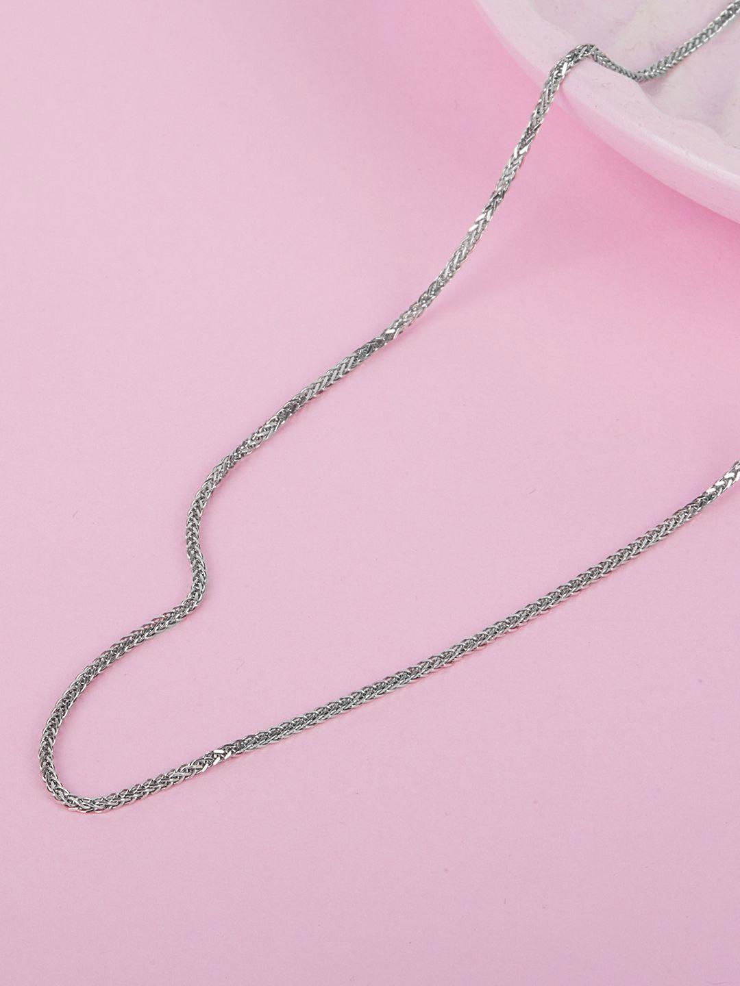 Buy Mia by Tanishq 925 Sterling Silver Sleek Minimalist Chain - Main Image