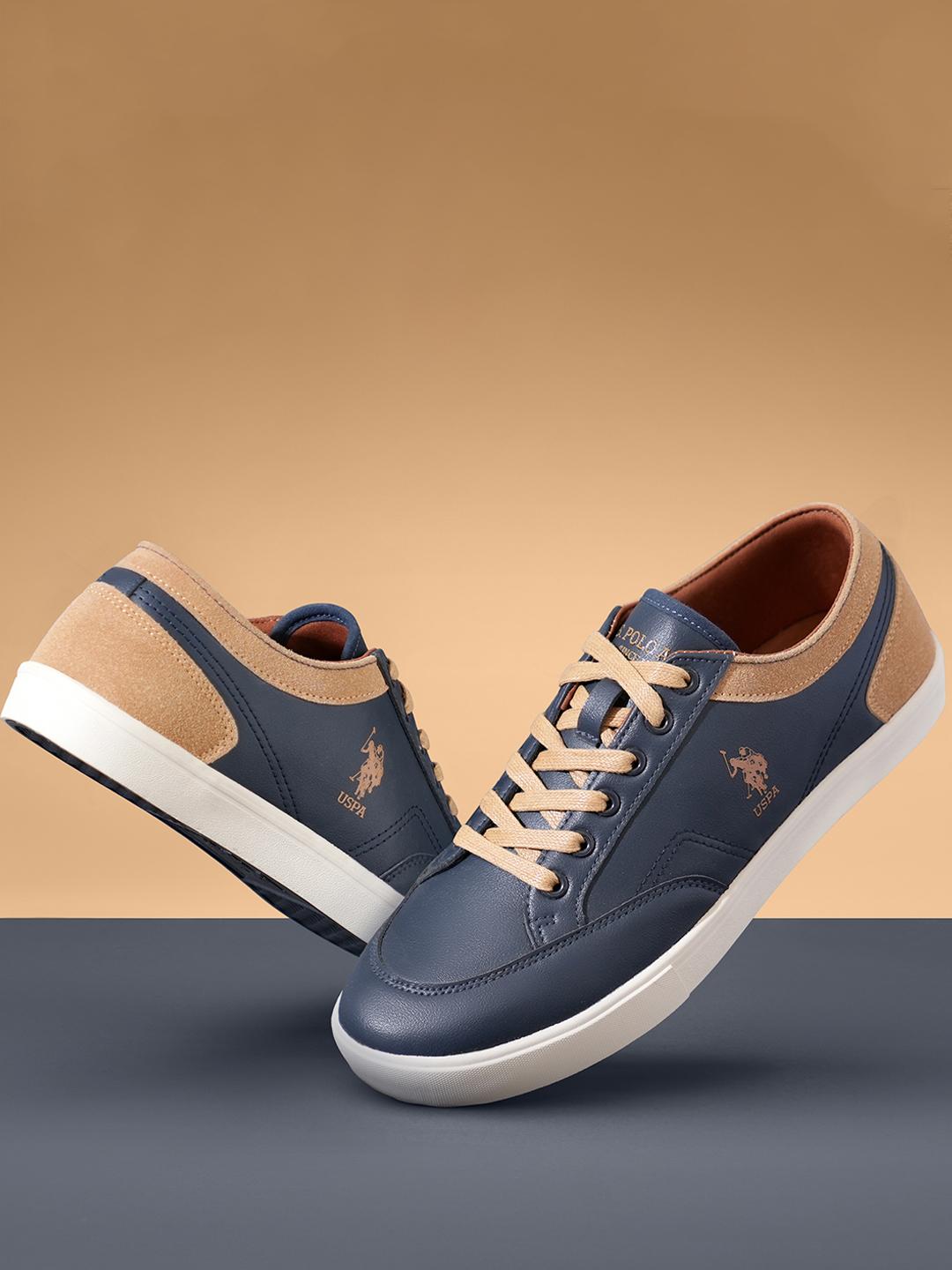 U.S. Polo Assn. Men Colourblocked Sneakers