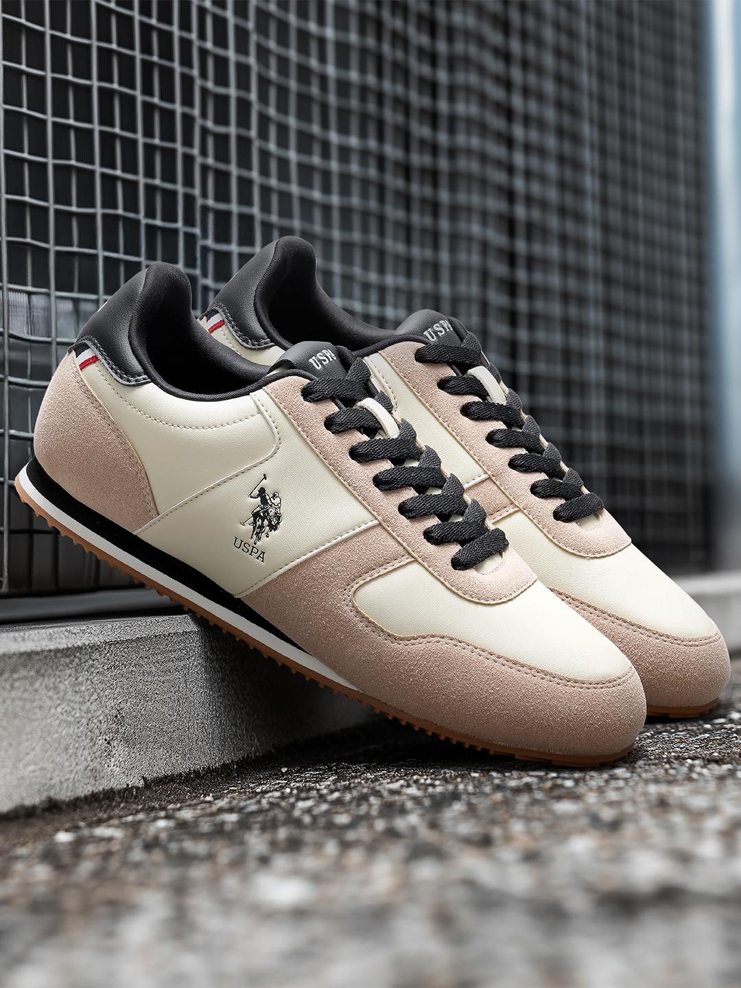 U.S. Polo Assn. Men Colourblocked Lace-Ups Sneakers - Image 1