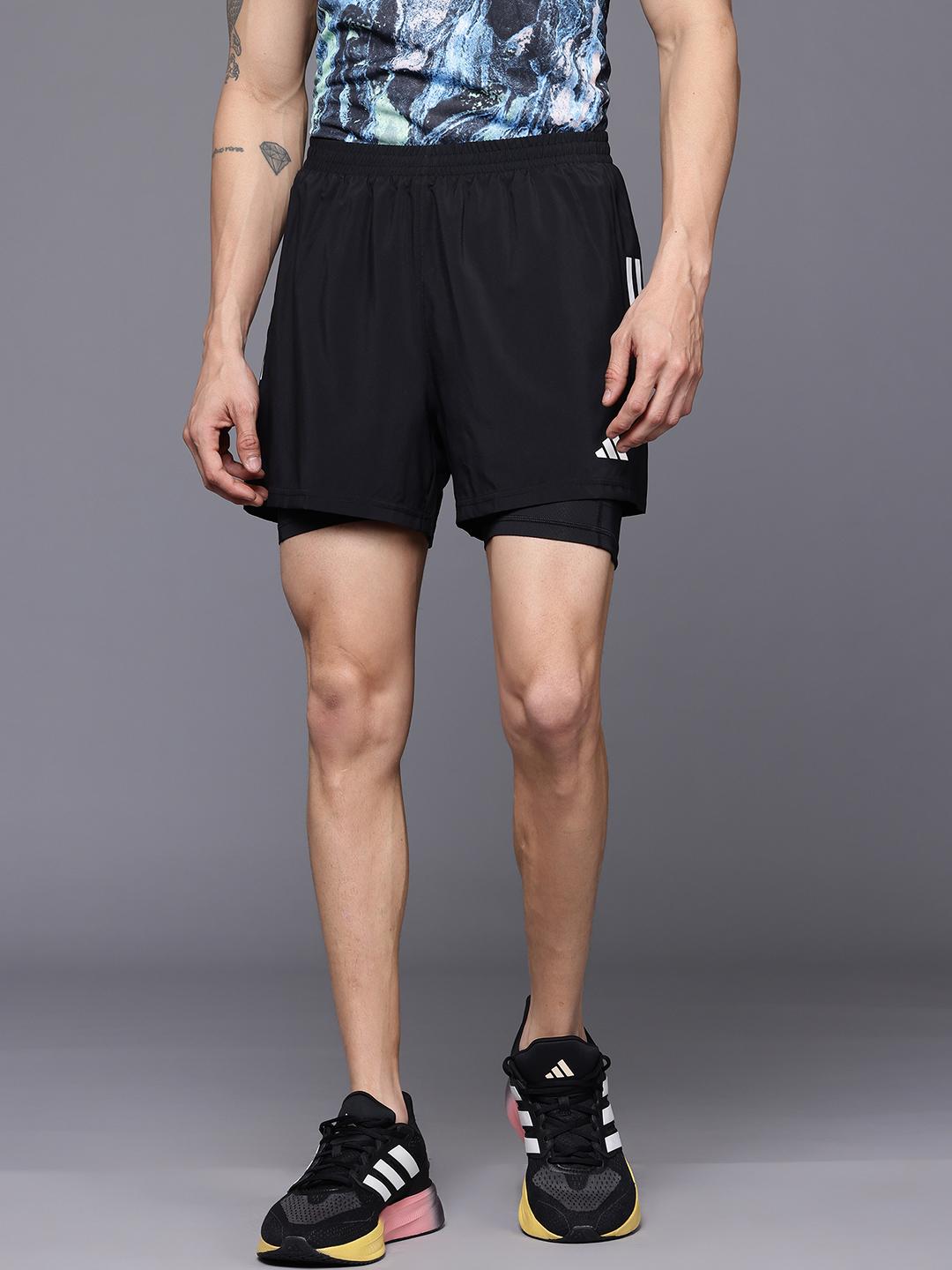 Buy ADIDAS Men Own the Run CLIMACOOL 2-in-1 Shorts - Shorts for