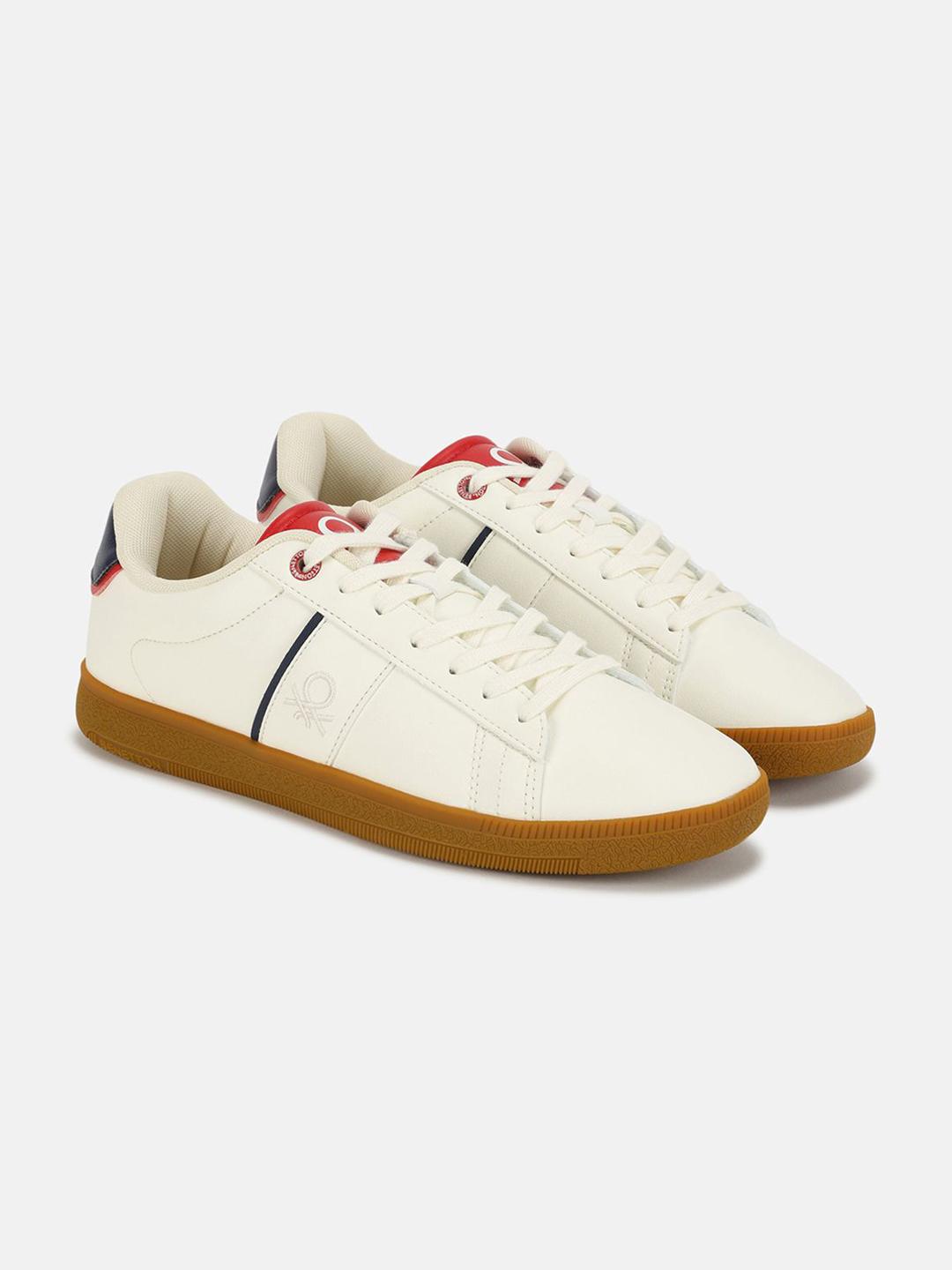 United Colors of Benetton Men Lace-Up Sneakers - Image 1
