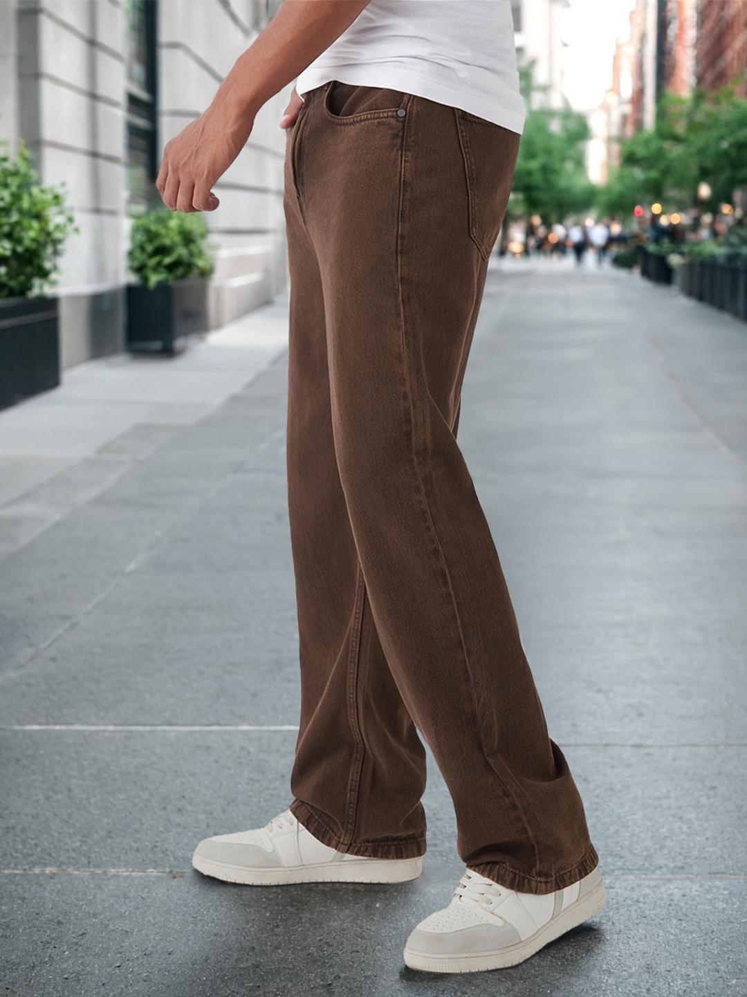 パンツ VUJADE GARMENT DYED TAILORED JEANS BROWN VUJADE GARMENT DYED TAILORED JEANS BROWN Denim – VUJA DÉ