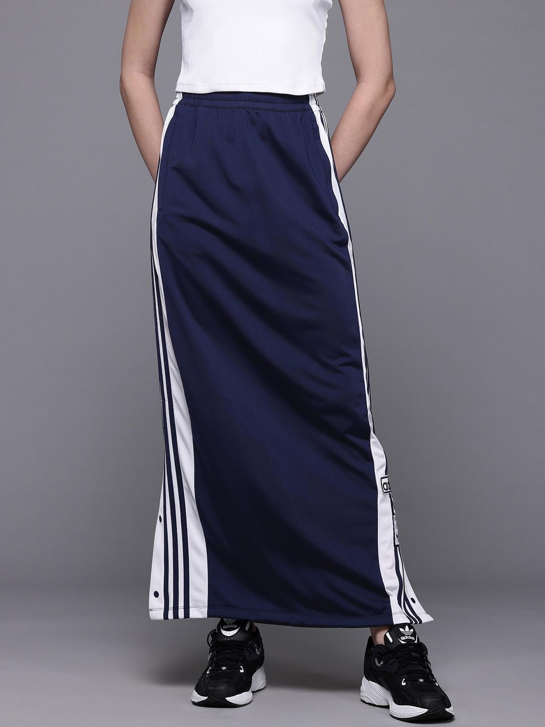 Buy ADIDAS Originals Side Striped Maxi Length Skirt - Skirts for