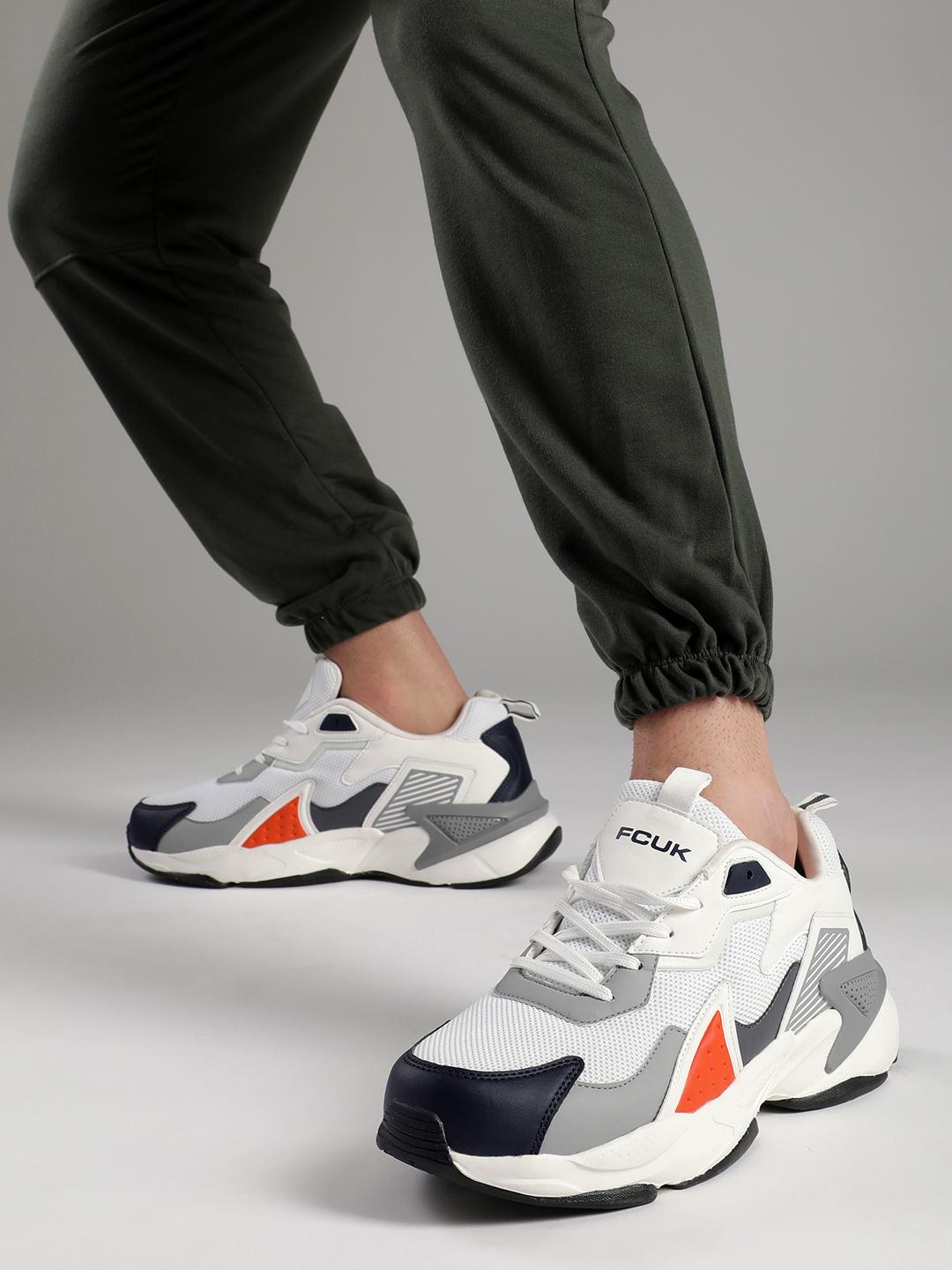 FCUK Men Striped Everyday Sneakers