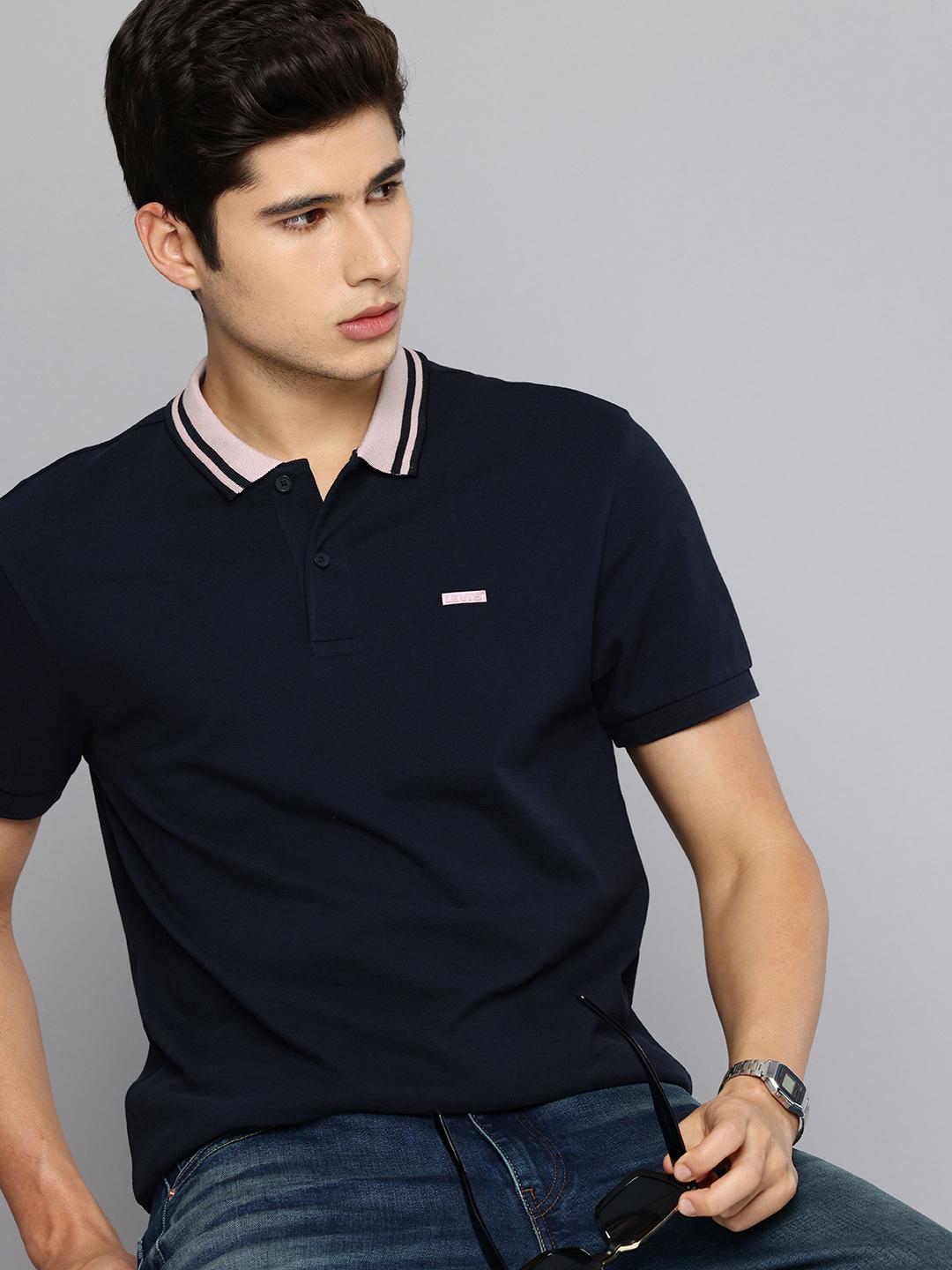 Levis Polo Collar Pure Cotton T-shirt - Image 1