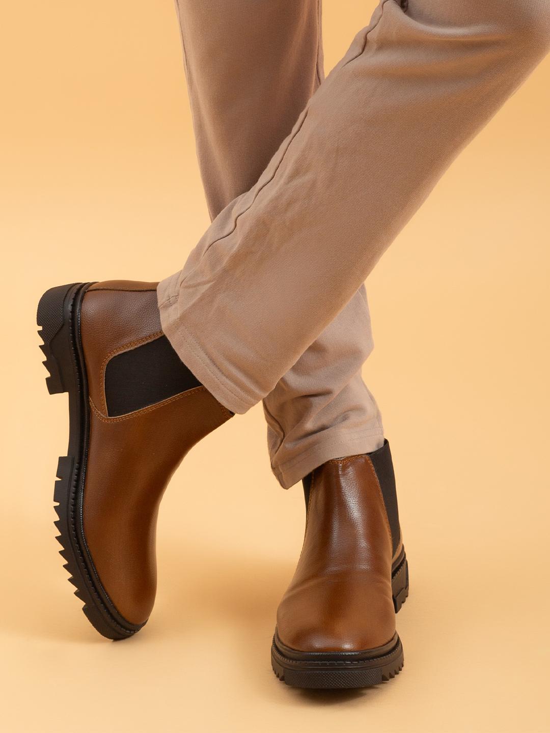 Buy Big Fox Men Side Zip Chelsea Boots - Boots for Men 32278030