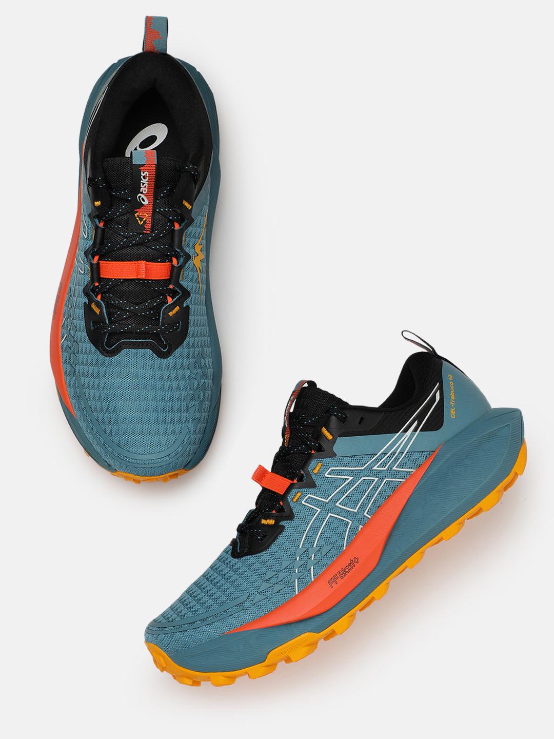 Buy ASICS Men Woven Design GEL-Trabuco 13 Running Shoes - Sports