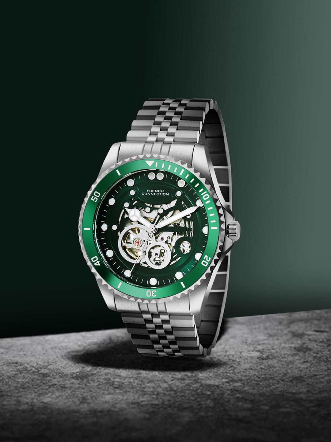 French Connection Men Skeleton Dial Watch FCA19NSM