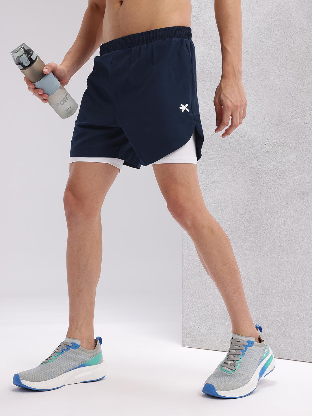 Buy HRX by Hrithik Roshan Men Rapid-Dry Running Shorts with Inner