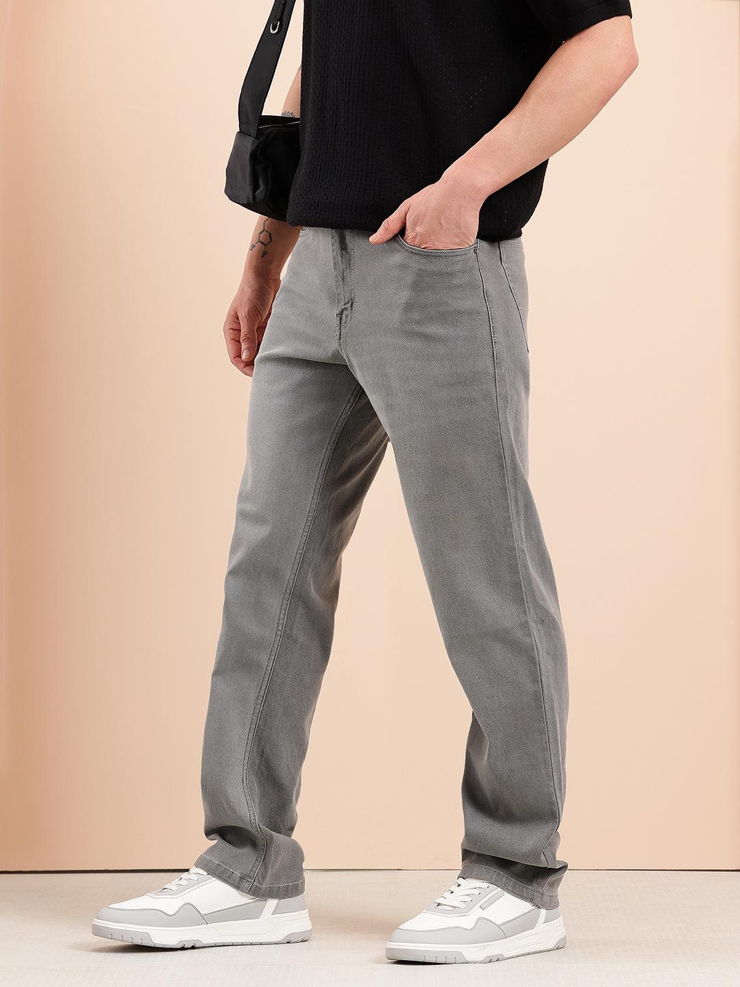 Mast & Harbour Men Straight Fit Mid-Rise Jeans - Image 1