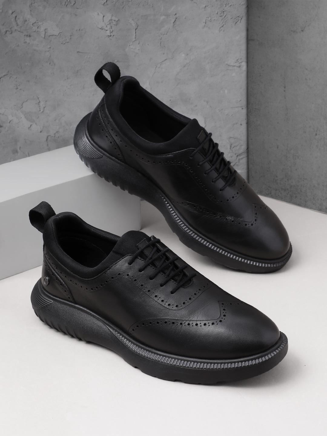 Kenneth Cole Men Premium Comfort Leather Perforated Smart Casual