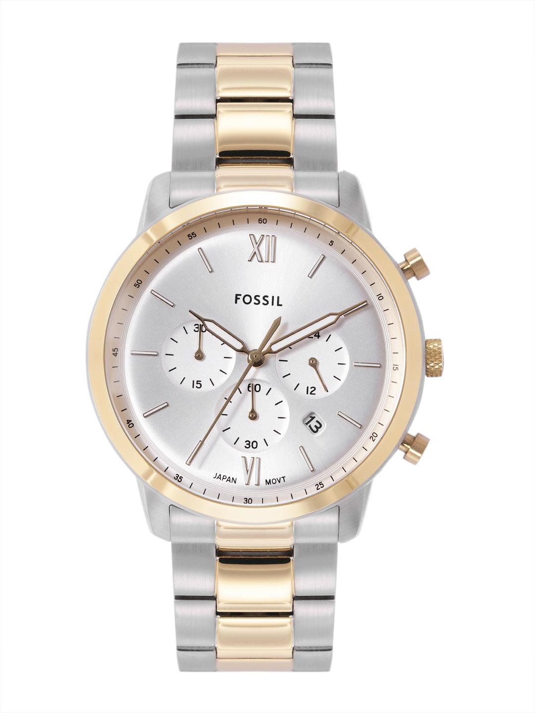 Buy Fossil Men Neutra Two Tone Chronograph Analogue Watch FS6112I