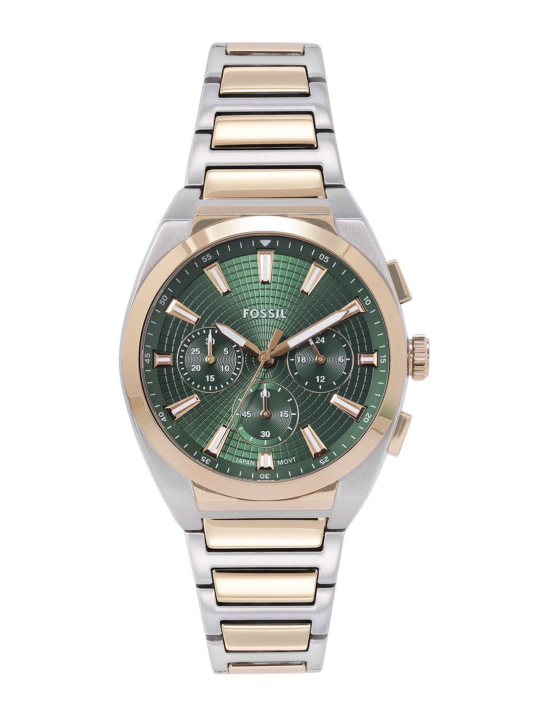 Fossil Men Everett Two Tone Chronograph Watch FS6106I - Image 1