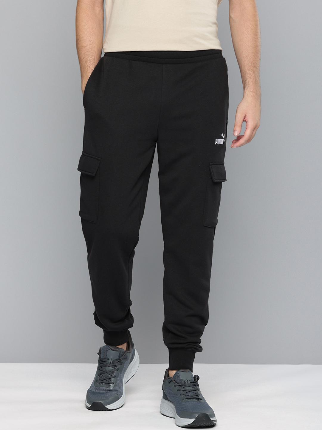Men's Trousers Original Man Shell Buckle Joggers Black Cargo
