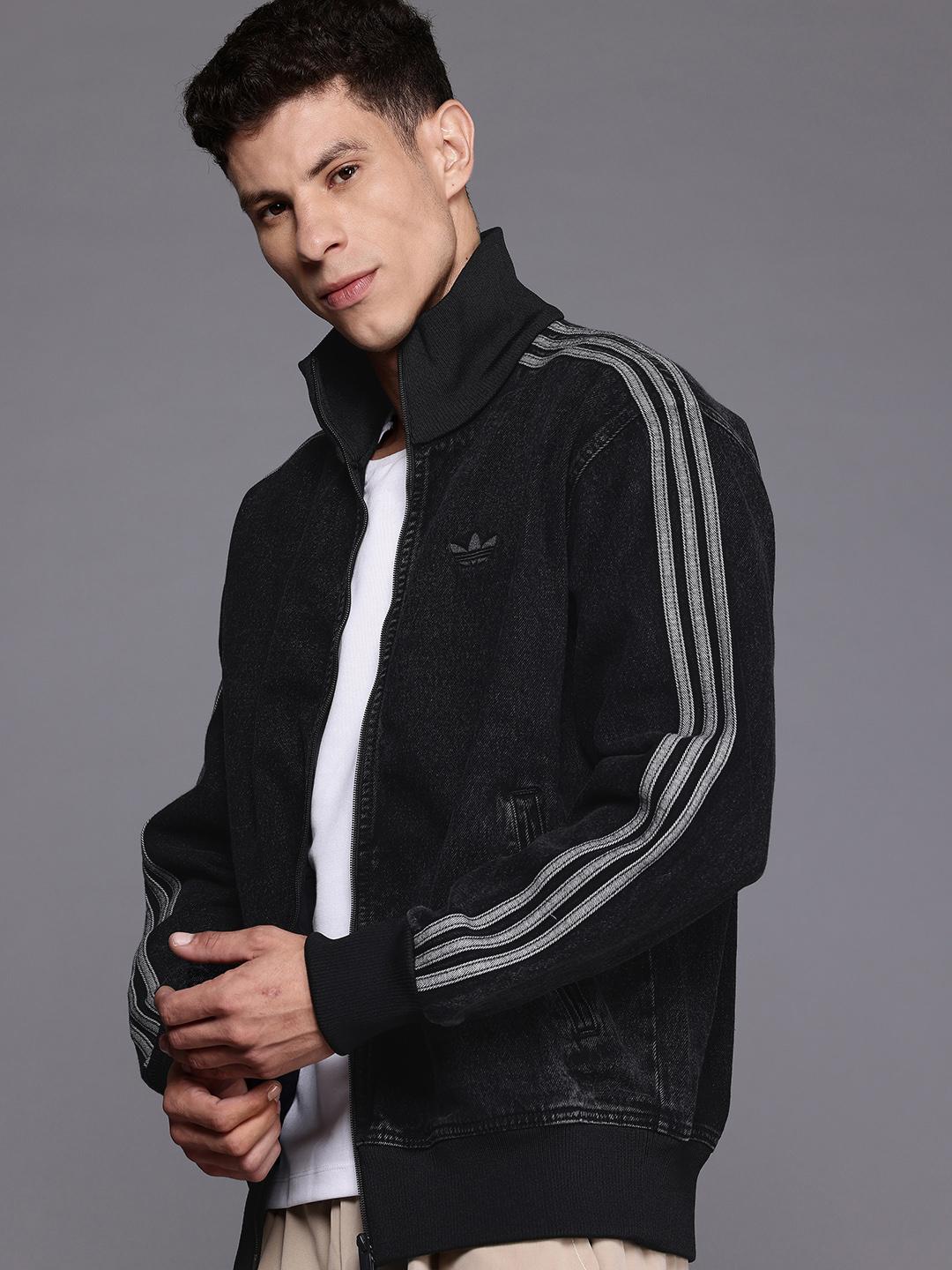 Buy ADIDAS Originals Dual Zipper Denim Bomber Jacket - Jackets for