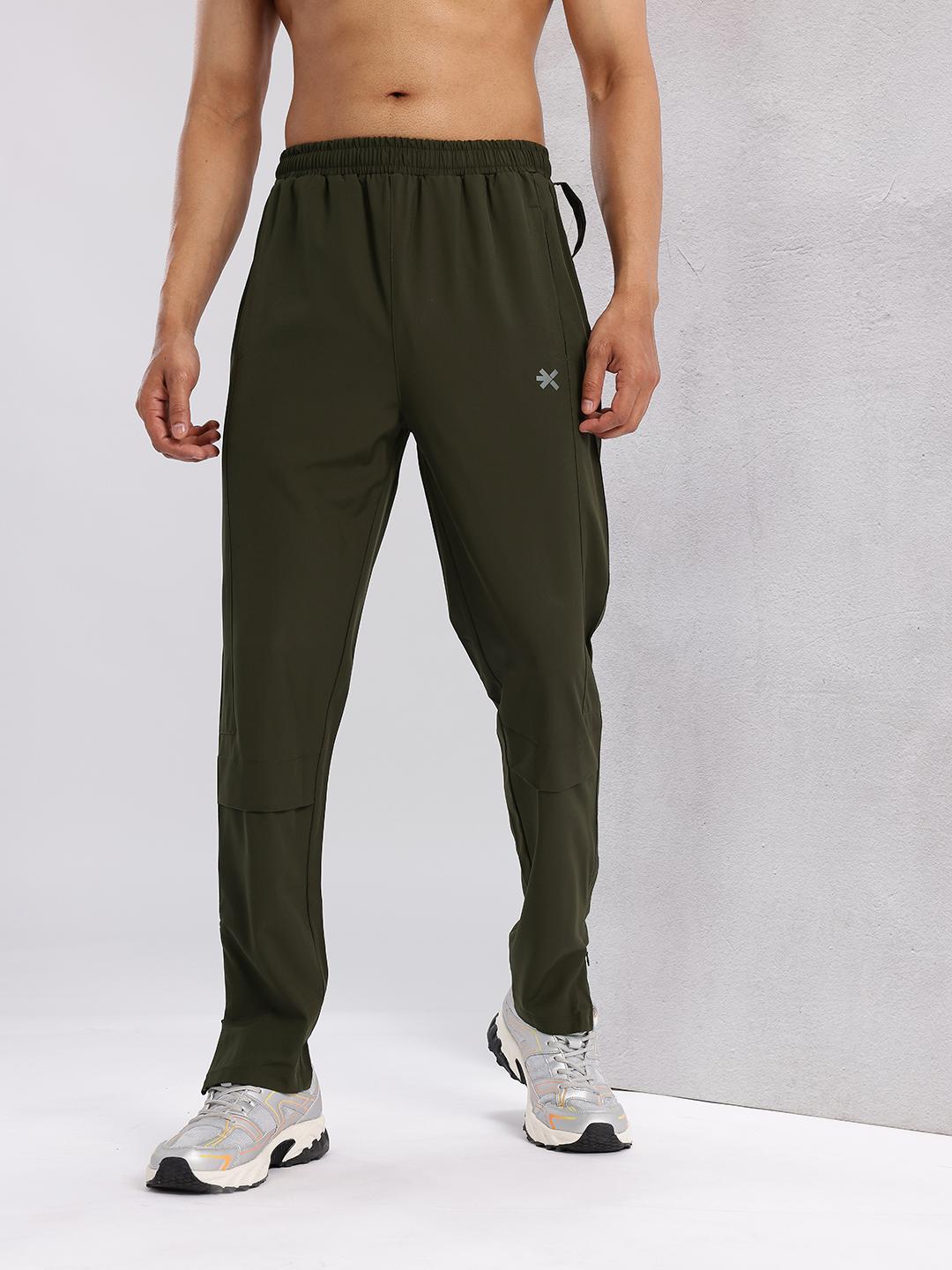 Buy HRX by Hrithik Roshan Men Zipped Hem Rapid-Dry Training Track