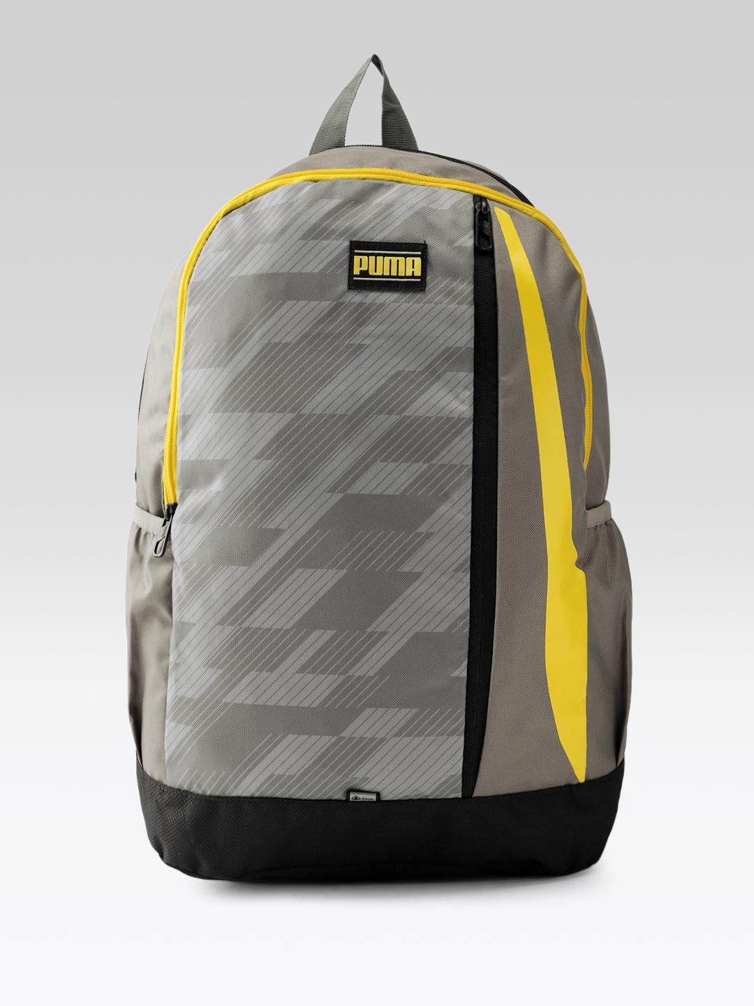 PUMA キャディバッグ グレー/イエロー Buy Puma Unisex SPADE Backpack - Backpacks for Unisex 32886459