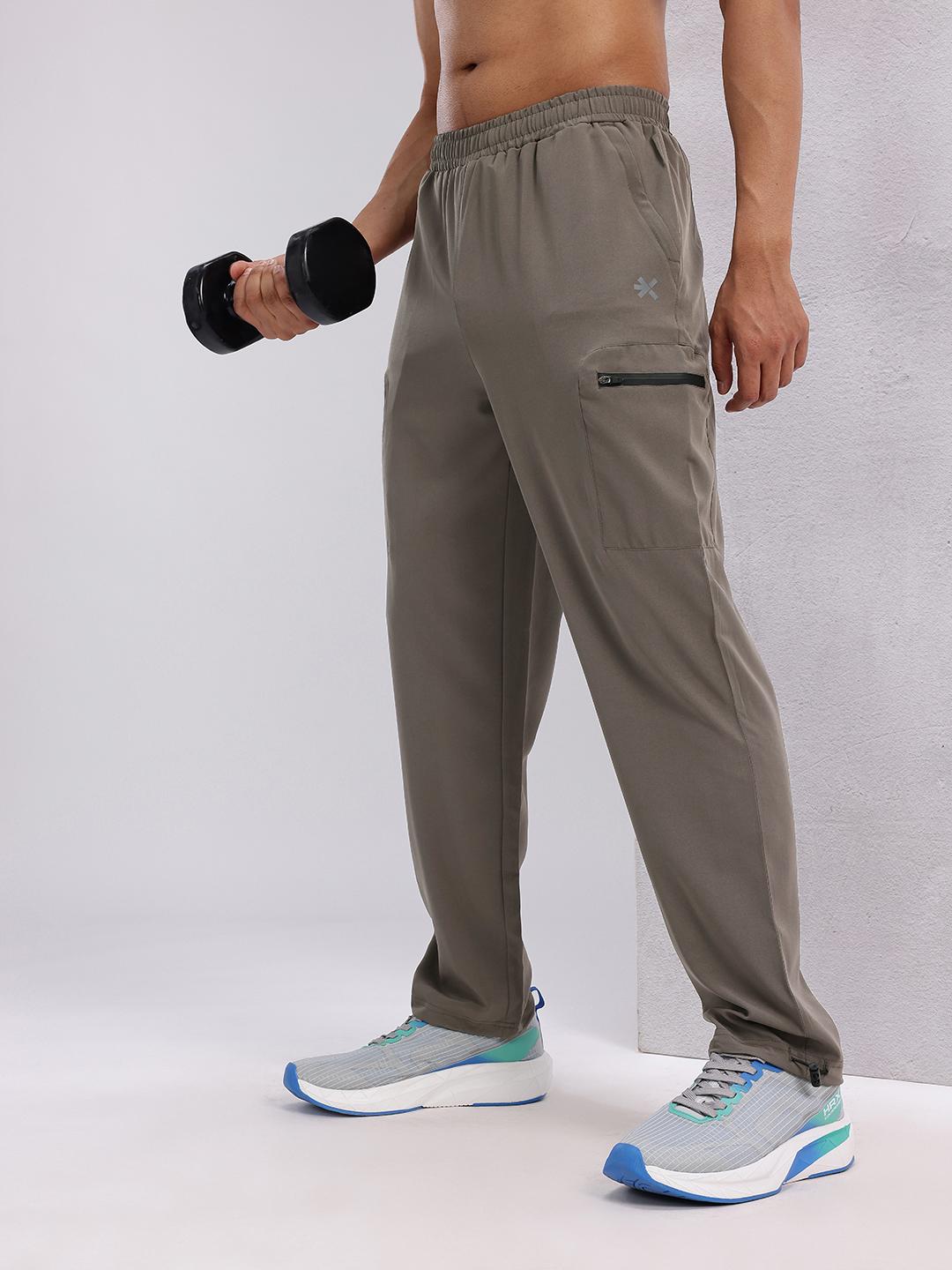 Buy HRX by Hrithik Roshan Men Zip Detail Training Track