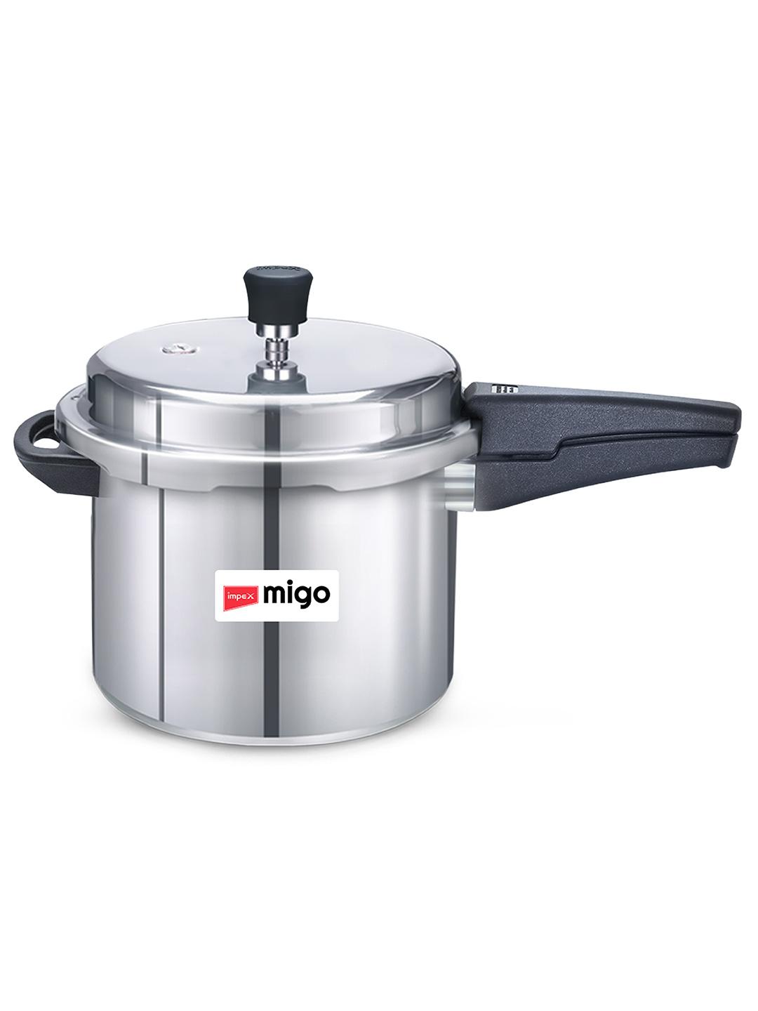 Buy IMPEX Migo Silver Aluminium Dishwasher safe Induction Outer