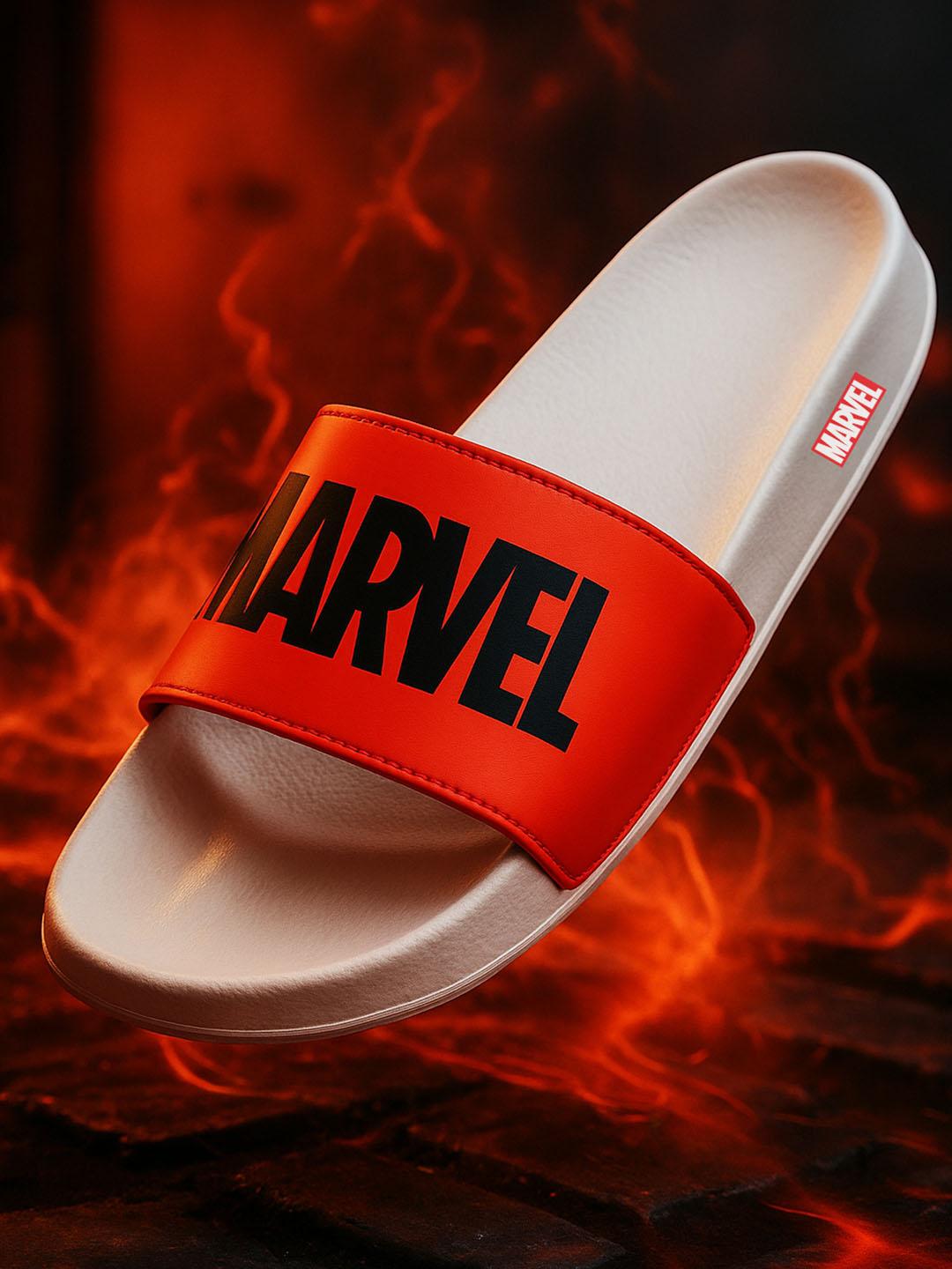 MARVEL STREET X fwd Men Printed Sliders - Image 1