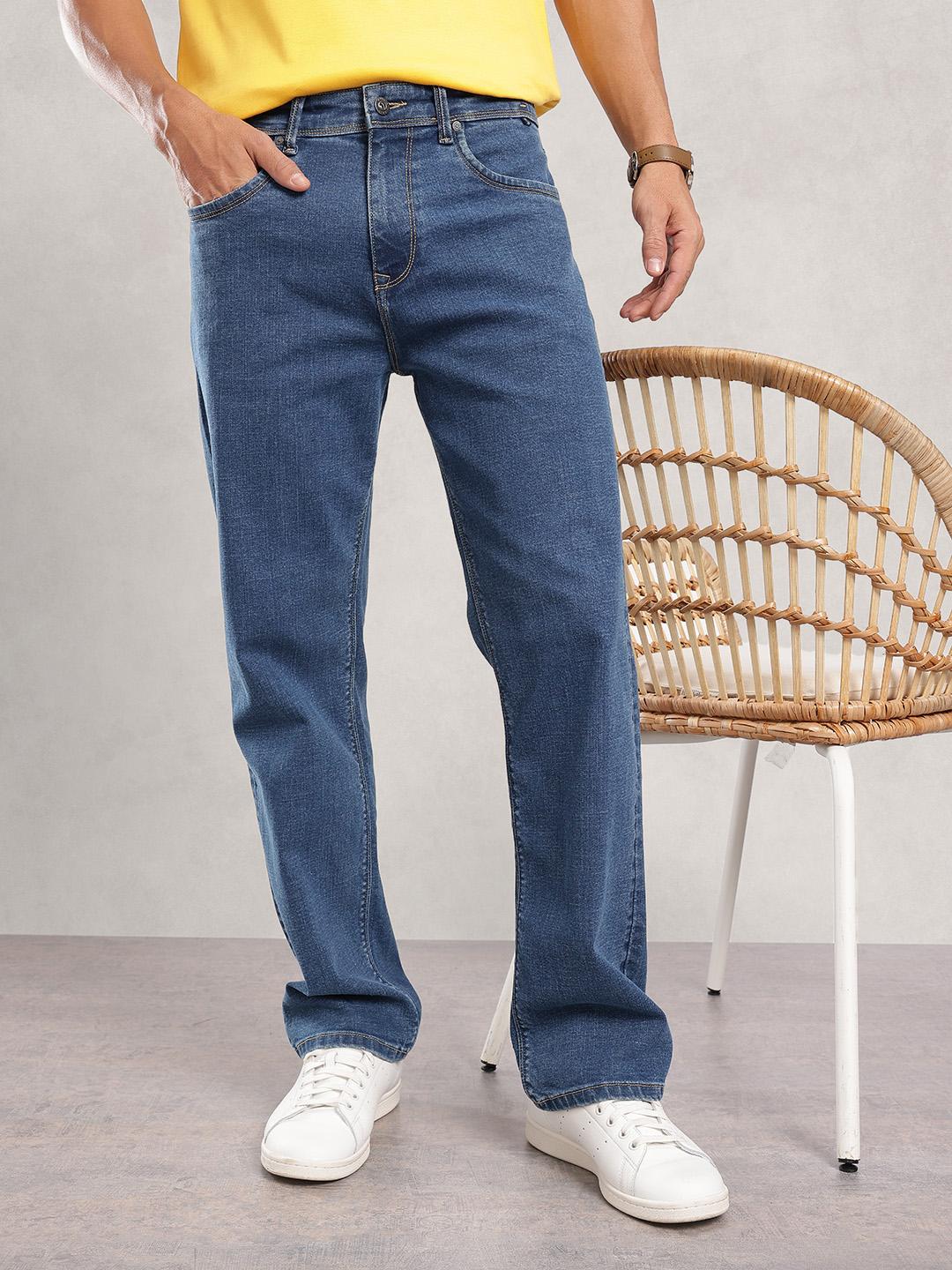 Buy Nautica Men Relaxed Mid-Rise Stretch Denim Jeans Jeans for - Main Image