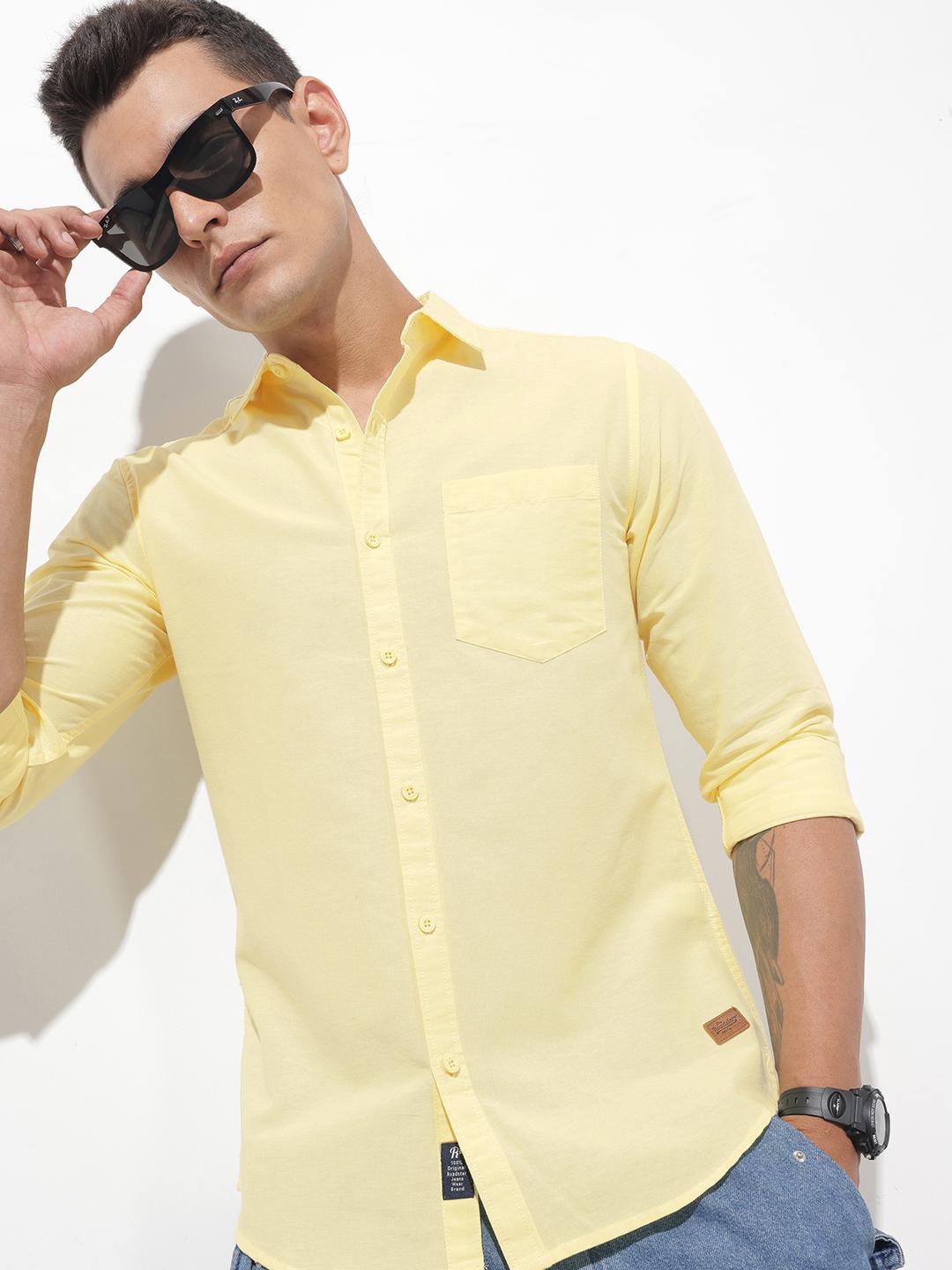 Roadster Men Premium Linen Cotton Casual Shirt