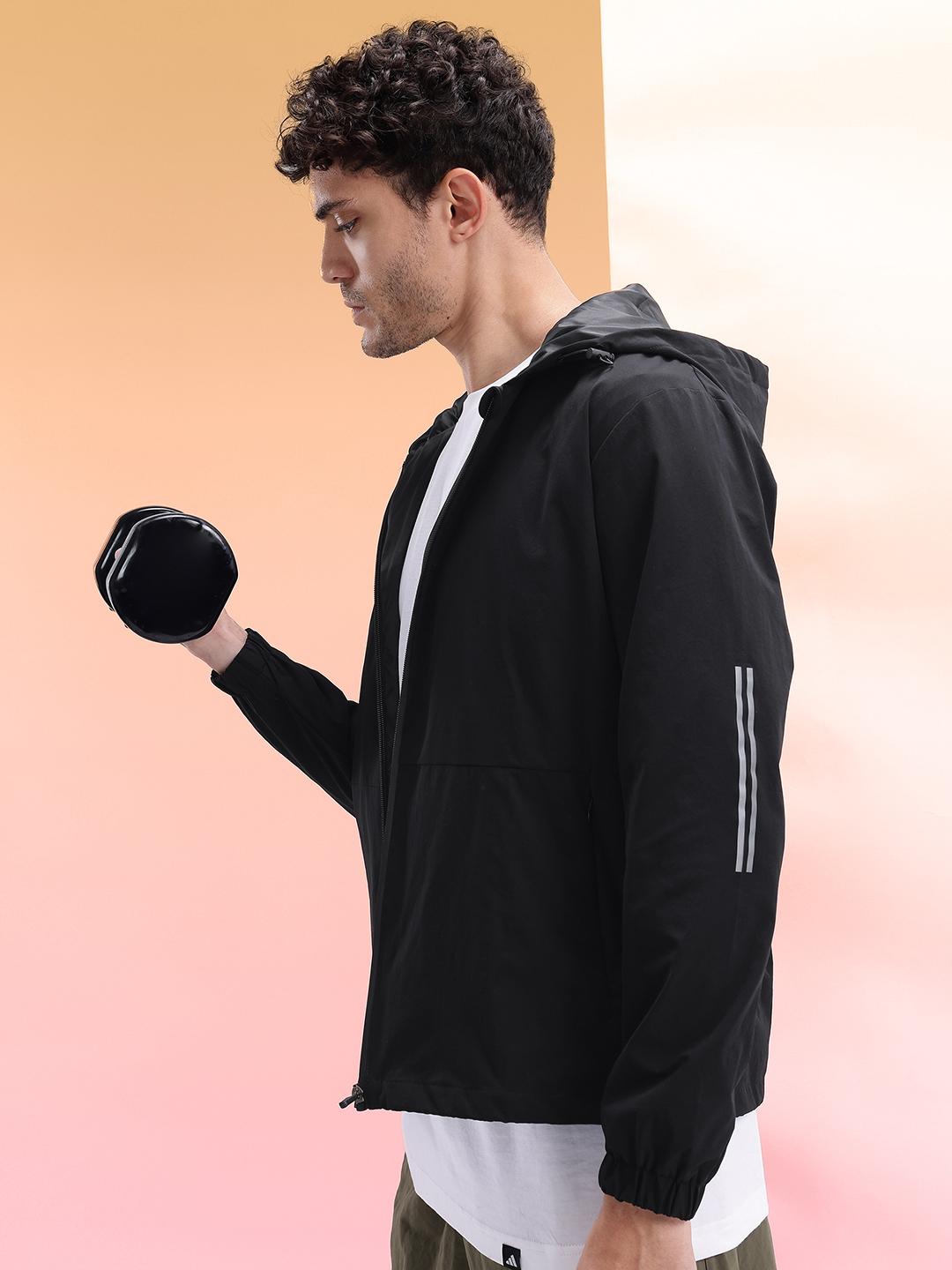 HRX by Hrithik Roshan Hooded Training Jacket - Image 1