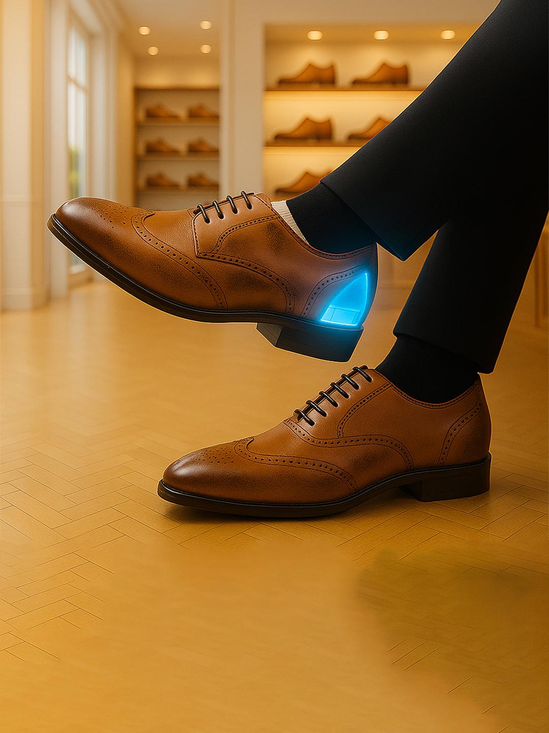 Buy Bxxy Men Hidden Elevator Height Increasing Faux Leather Formal