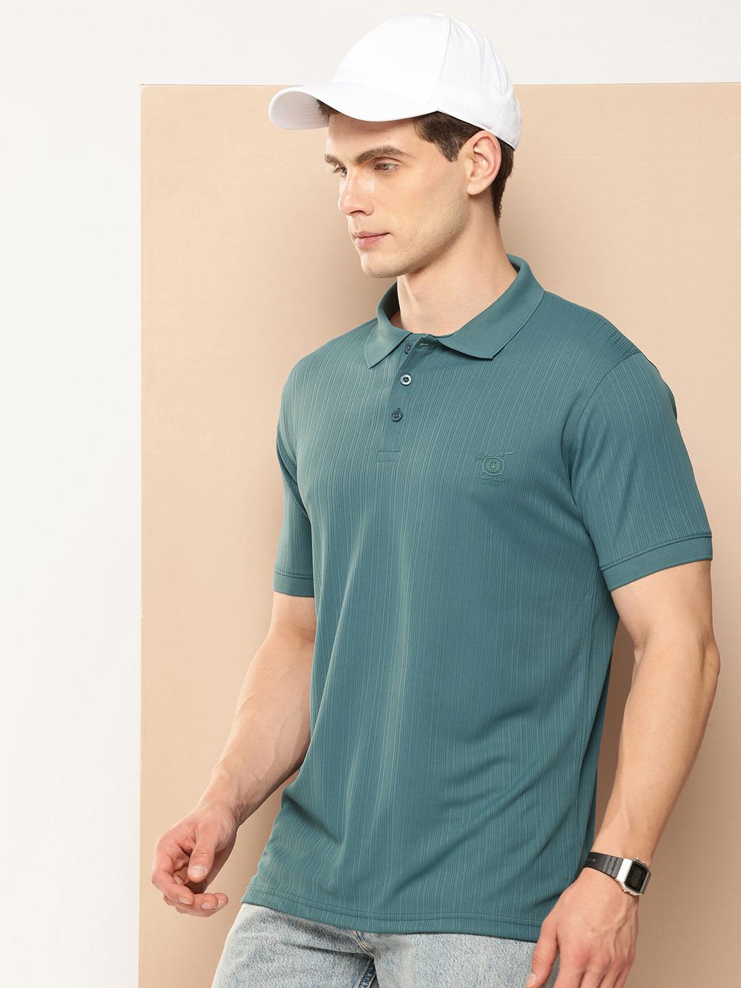 Buy FROSEN FOX Solid Polo Collar T-shirt - Tshirts for Men
