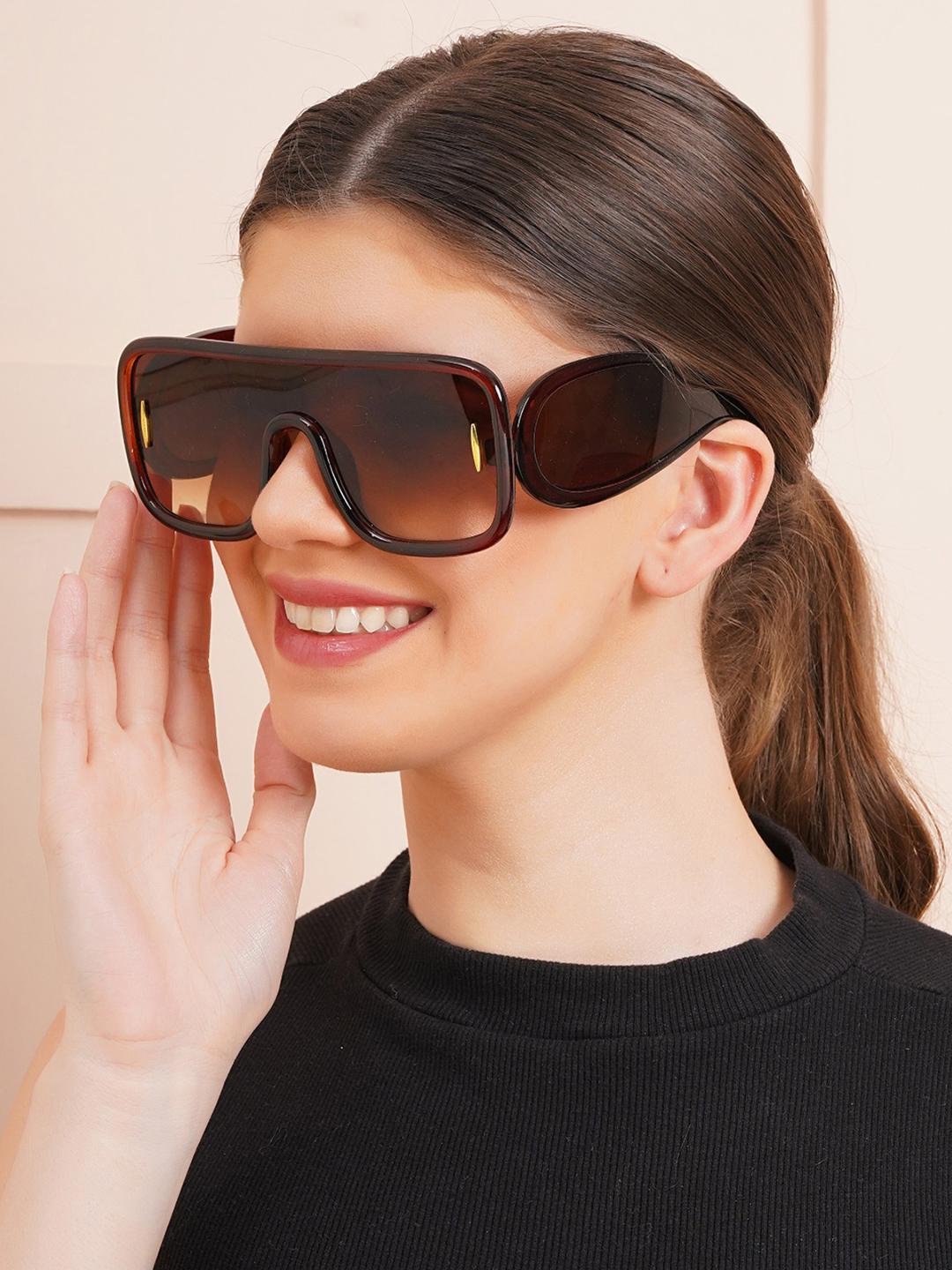 Buy CELEBRITY SUNGLASSES Unisex Oversized Sunglasses with UV