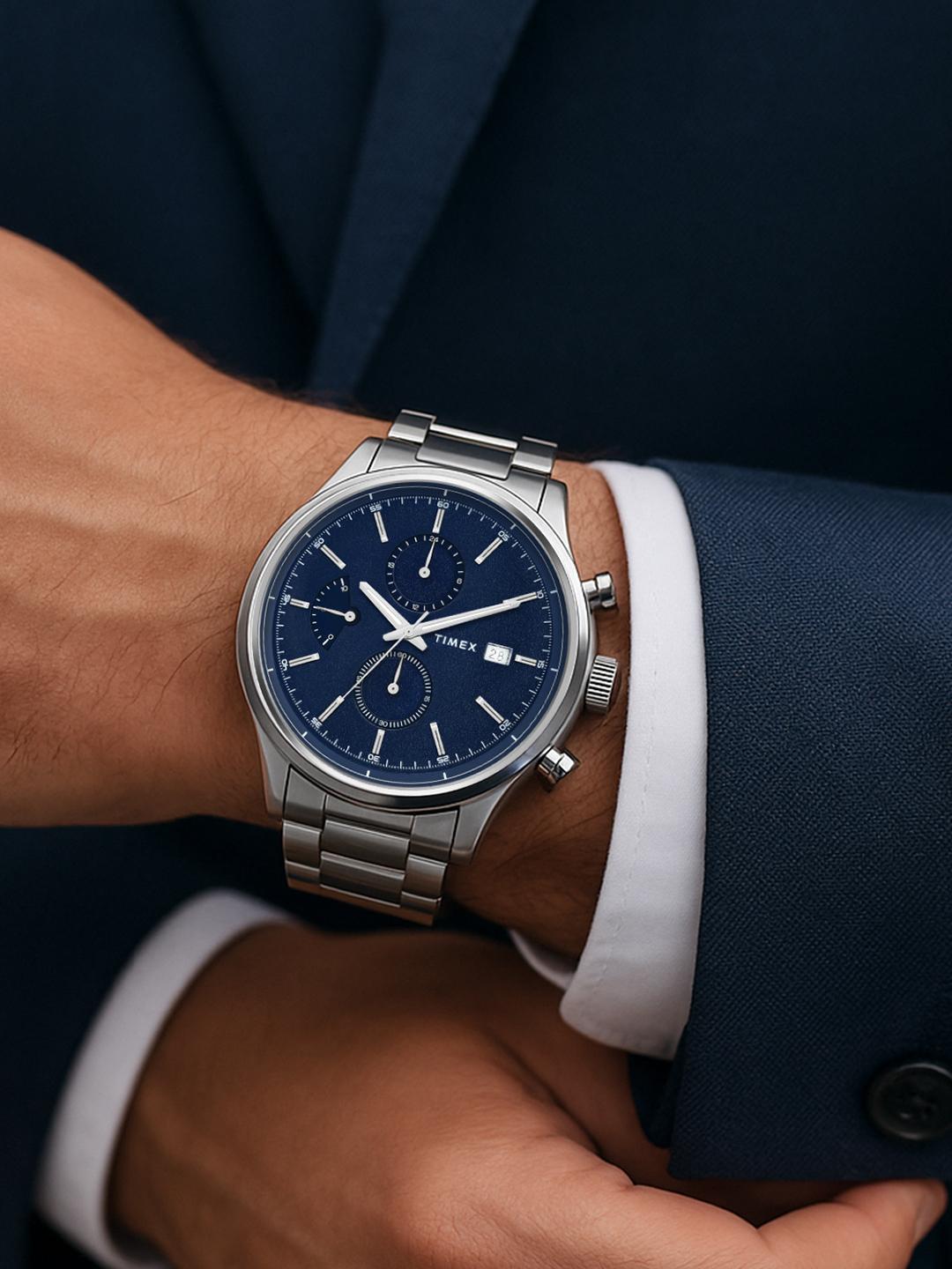 Buy Timex Men Bracelet Style Straps Analogue Chronograph Watch