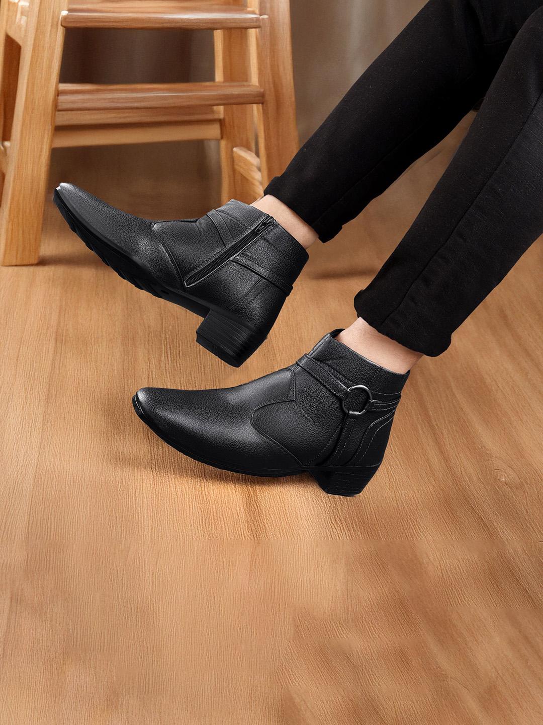 【Hawaii0922様用】RE:BOOT&Tox SET Buy Bxxy Men 2 Inch Heel Height Increasing Formal Slip-on Zipper