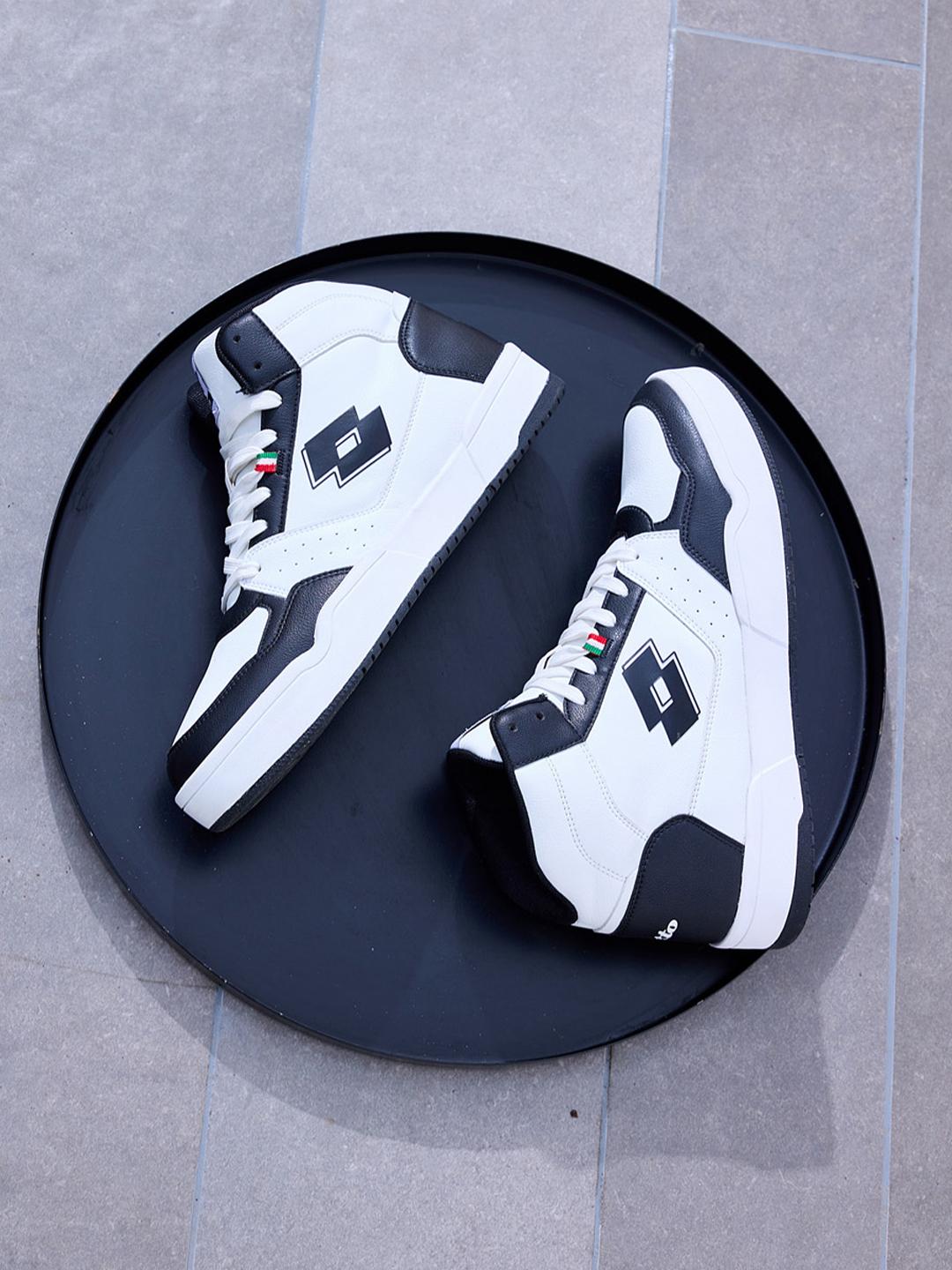 Buy Lotto Men Hoop Star Urbano High White Sneakers Casual Shoes