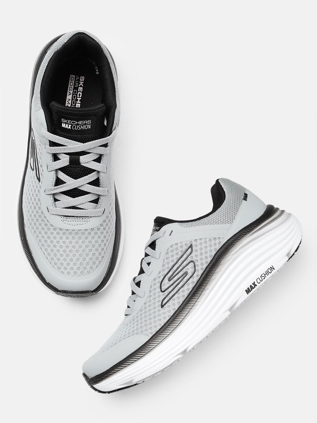 Buy Skechers Men MAX CUSHIONING ENDEAVOUR Mesh Running Shoes