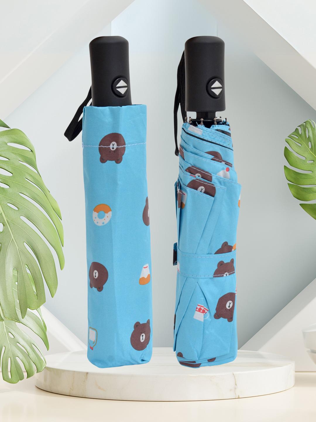 Buy FABINALIV Blue & Brown Cartoon Print Auto ON/OFF Waterproof
