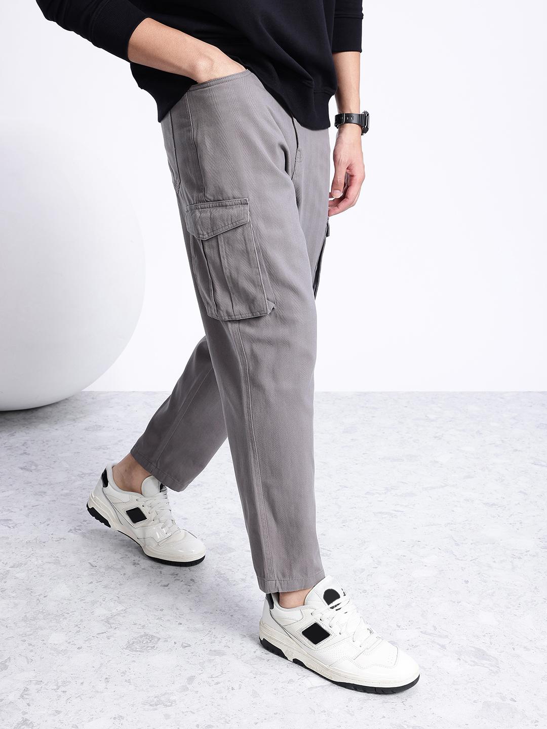 Aeropostale Men Smart Pure Cotton Cargos Trousers