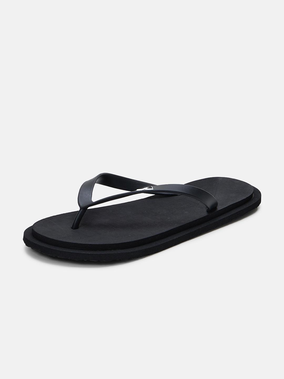 BOLDFIT Men Black Flipprz Eva Open Sliders - Image 1