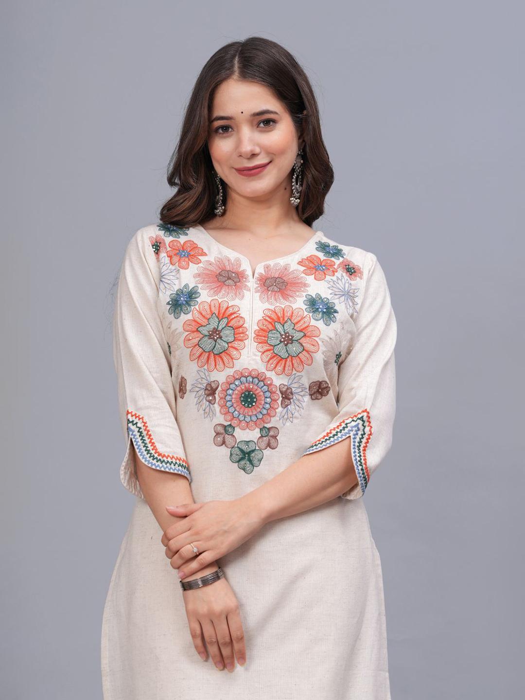 Amayra Women White Kurta Set